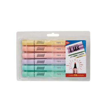 Imagem de Marca Texto Tris Lux Pastel 06 Cores