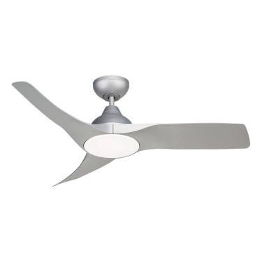 Imagem de Ventilador de Teto eos Turbo Vento 3 Pás com Controle Remoto 112cm 150W Prata EVX110S Bivolt
