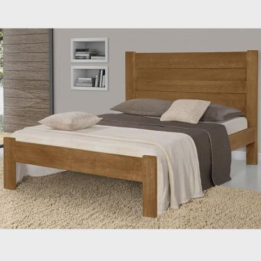 Imagem de Cama Casal Madeira Maciça Lara