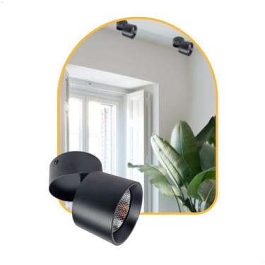 Imagem de Spot Led Sobrepor 20w Pergolado Teto Direcionável Bivolt IP20 1600 Lumens 3000K Branco Quente