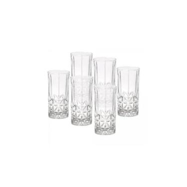 Imagem de Conjunto 6 Copos Altos de Vidro para Drink Stella 360ml - Wolff