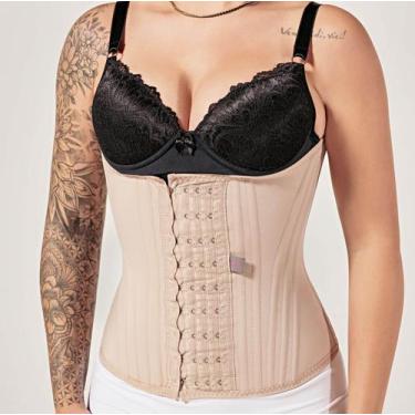 Imagem de Cinta modeladora redutora de medidas para barriga x 24 barbatanas - Mo