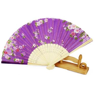 Imagem de Kit 10 Leque Madeira Grande Dança Kung Fu Tai Chi Chuan Fashion - Home