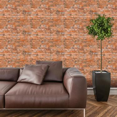 Imagem de Papel de Parede Adesivo Tijolo Lavável Sala Quarto Cozinha 3 metros
