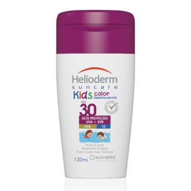 Imagem de Protetor Solar Helioderm Suncare Kids Color Hertz FPS30 120mL