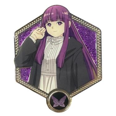 Imagem de Frieren x Zen Monkey Studios: Golden Series 2 - Broche de esmalte colecionável de samambaia, Small, esmalte, Sem Pedra Preciosa