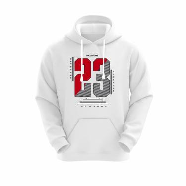 Imagem de Moletom Canguru Unissex Inverno Algodão Blusa de Frio Capuz Bolso-Unissex