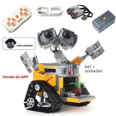 Imagem de Robô Motorizado com 687 Peças - Blocos de Construção Educativos para C