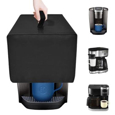 Imagem de Capa antipoeira para cafeteira Keurig K-Duo de dose única K-Cup Pod & Jarra Cafeteira/Keurig K-Elite Single Porção K-Cup Pod Cafeteira (K-Elite)/H amilton Beach 2-Way 12 xícaras de café gotejamento