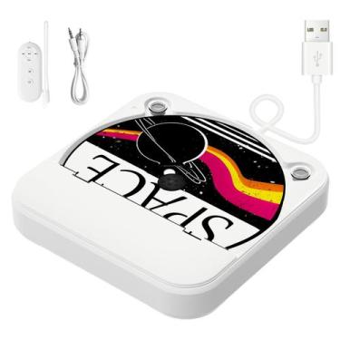 Imagem de Leitor de CD para carro Micocious com portas USB e AUX Plug and Play