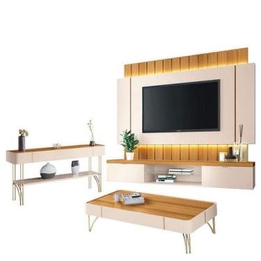 Imagem de Home Suspenso Illusion 1.8 e Aparador Vivant e Mesa de Centro Cadenza 