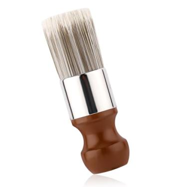 Imagem de Escova Salve para móveis de couro, cerdas de nylon macias, escova limpa, polimento suave e aplicador de cera para cuidados com o couro