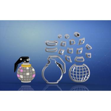 Imagem de Cortador Fortnite Granada Boogie Modular Tamanho 5Cm