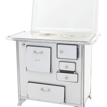 Imagem de Fogão A Lenha Tradicional 02 Venâncio Gabinete Com Tampa Branco 2getbr