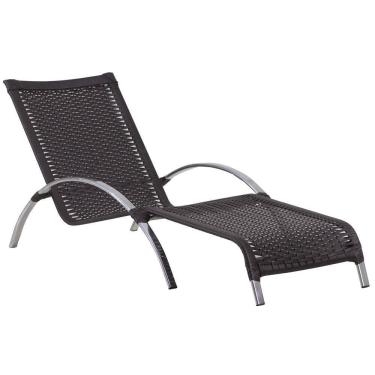 Imagem de Cadeira para Piscina em Alumínio para Tomar Sol e Praia Trama