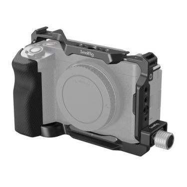 Imagem de Kit de gaiola de câmera SMALLRIG ZV-E1 com alça de silicone para Sony 