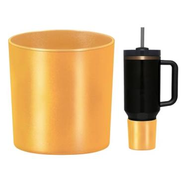 Imagem de WUQID Bota de silicone Chameleon Higher, compatível com Stanley Quencher H2.0 1,134 g, 850 g, 567 g e IceFlow Flip 850,5 g, 567 g, reduz amassados, capa antiderrapante para garrafa de água