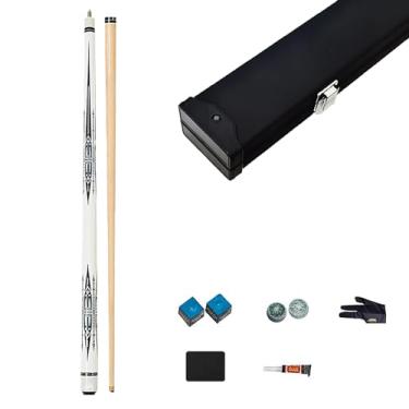 Imagem de Taco de Sinuca CQBXRD - 1/2 Estrutura em Madeira de Bordo Canadense, 147 cm (58 pol), Cabeça 10,8-13 mm (A Tacos de bilhar e acessórios+ barril box, 13mm)