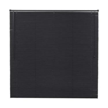 Imagem de Persiana PVC Trilho Metálico 100larg x 220alt Preta - Persiana Pronta