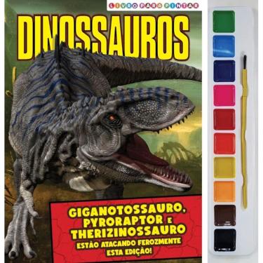 Imagem de Dinossauros - Livro para Pintar com Aquarela