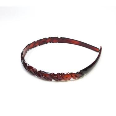 Imagem de Tiara Lisa Tartaruga De Acetato 1,0 cm Lg - Musa Kalliopi