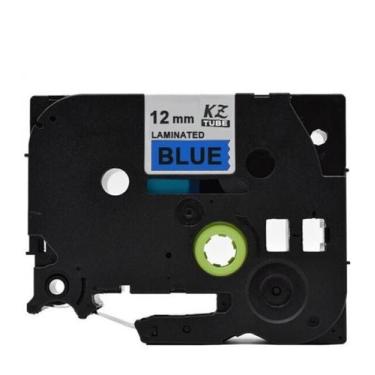 Imagem de Fita Compatível Brother Tze 531 Azul Letra Preta 12mm - X-Full
