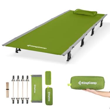 Imagem de Kingcamp Cama ultraleve compacta dobrável para acampamento, 2,2 kg (verde)