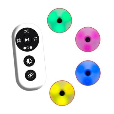 Imagem de oshhni 4 peças de luzes de treinamento de reação, conjunto de luzes de agilidade esportiva, reflexo sensorial, LED com controle remoto para boxe e slalom