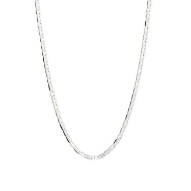 Imagem de Corrente Masculina Rommanel Prata 925 Elo Piastrine