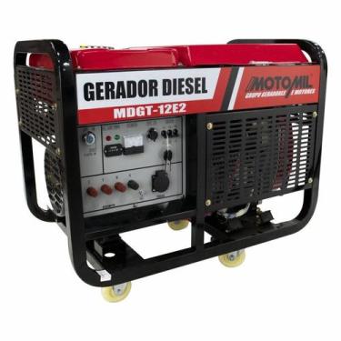 Imagem de Gerador a Diesel MDGT-12E2 - 12KVA TRIF.220V MONO.127V MOTOMIL