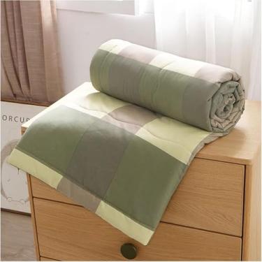 Imagem de Colcha Queen Size Para Todas As Estações Macia Acolchoada Edredom Alternativo Edredom Reversível, Cobertor Reversível Quente E Fofo De Verão Para O Verão, E, 200x230cm