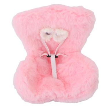 Imagem de GLOGLOW Cadeira de sofá de Pelúcia de Carro, Segurança Compacta de Segurança Plástica Peluda de Boneca Adorável Cadeira de Ventilação de Ar, Adequada para Amigos da Família e (Rosa)