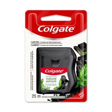 Imagem de Fio Dental Colgate Natural Extracts Carvão 25m