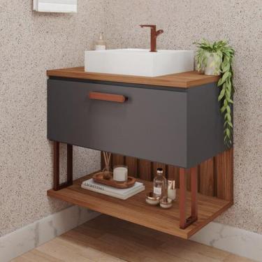 Imagem de Gabinete Suspenso com Cuba 80,3cm X 73cm Mari Espresso Móveis