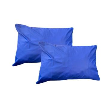 Imagem de Kit 2 Capas Travesseiro 50 X 70 Hospitalar Impermeável Coloridas