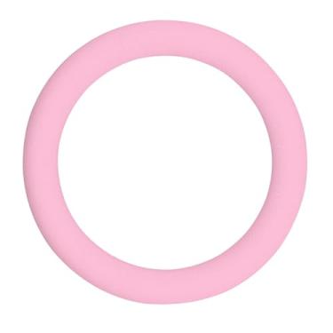 Imagem de oshhni Anel de peso, anel de potência, círculo ponderado, suprimentos portáteis, equipamento de fitness antiderrapante, 10 lb, kettlebell para pilates, Rosa