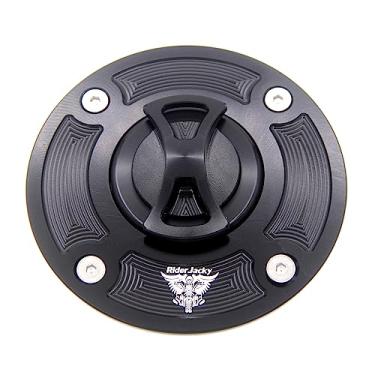 Imagem de Riderjacky Tampa do tanque de combustível de motocicleta sem chave para Suzuki GS500 RGV250 VJ22 (todos os anos) GS 500