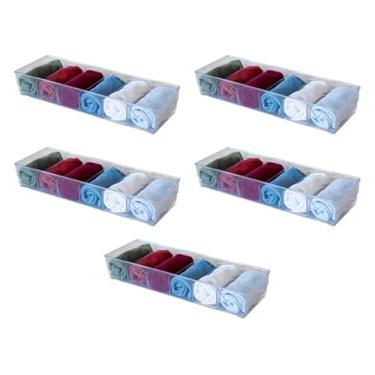 Imagem de ￼5 Colméias Organizadoras Diamond Para Gavetas Em Acrílico/Organizador De Calcinhas Meia P Guarda Roupas Bebê Cristal