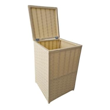 Imagem de Cesto de Roupas Organizador Multiuso Versátil e Elegante 35X35 (PALHA)