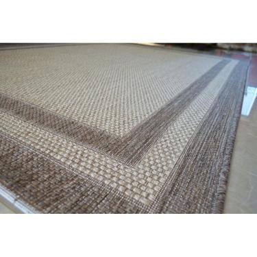 Imagem de Mega Tapete Quadrado Natural Look Moldura A 215X215 Cm