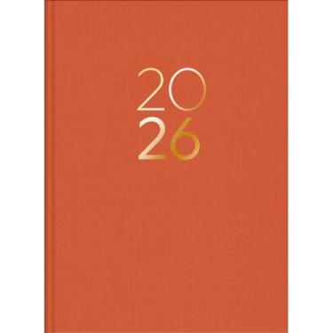 Imagem de Tilibra - Planner Executivo Costurado 13,4 x 19,2 cm Lume 2026 - Laranja