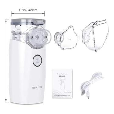 Imagem de Inalador Nebulizador Mesh Ultrassonico Portátil Bivolt Usb - CONTEC