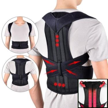 Imagem de Cinta Postural Corretor De Postura Lombar Colete Neoprene - B2T
