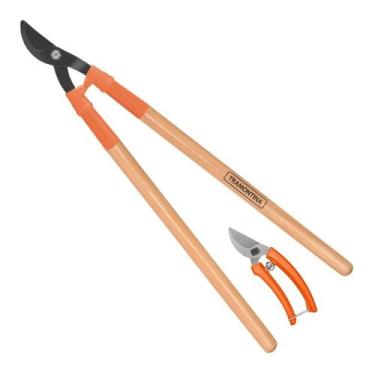 Imagem de Kit Tramontina Poda Profissional Tesouras Cabo Longo E Curto, Poda Gal