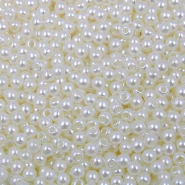 Imagem de PÉROLA DE ABS LISA Nº 04 20G PEROLA 4MM - IMPORTAÇÃO, Perola