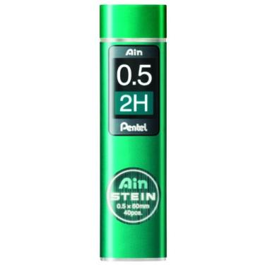 Imagem de Grafite Ain Stein 0,5 mm Tubo C/40 Minas Pentel 2H