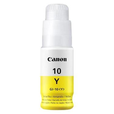 Imagem de Tinta Canon GI-10 Amarelo 70 ml Original para Mega Tank