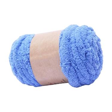 Imagem de predolo Tecido de Tricô, Fio de Crochê, Fio de Pano para Iniciantes em Crochê, Faça Você Mesmo, Bolsa, Cobertor, Almofada, Projetos, Azul