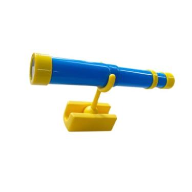 Imagem de menolana Telescópio de playground pirata, brinquedo de faz de conta, árvore criativa, kit de estrutura de escalada para presente educacional para, Azul