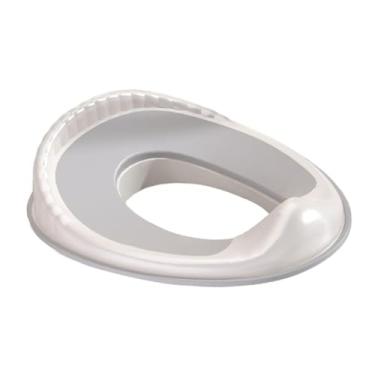 Imagem de Kokiya Assento para Treinamento de Penico, Almofada Protetora, Assento Sanitário Macio para Bebês, Banheiro para Treinamento de Penico para Viagens, Hotel E, Cinza